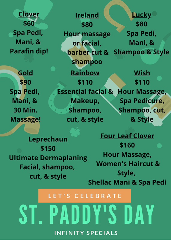 st patricks day spa treatments